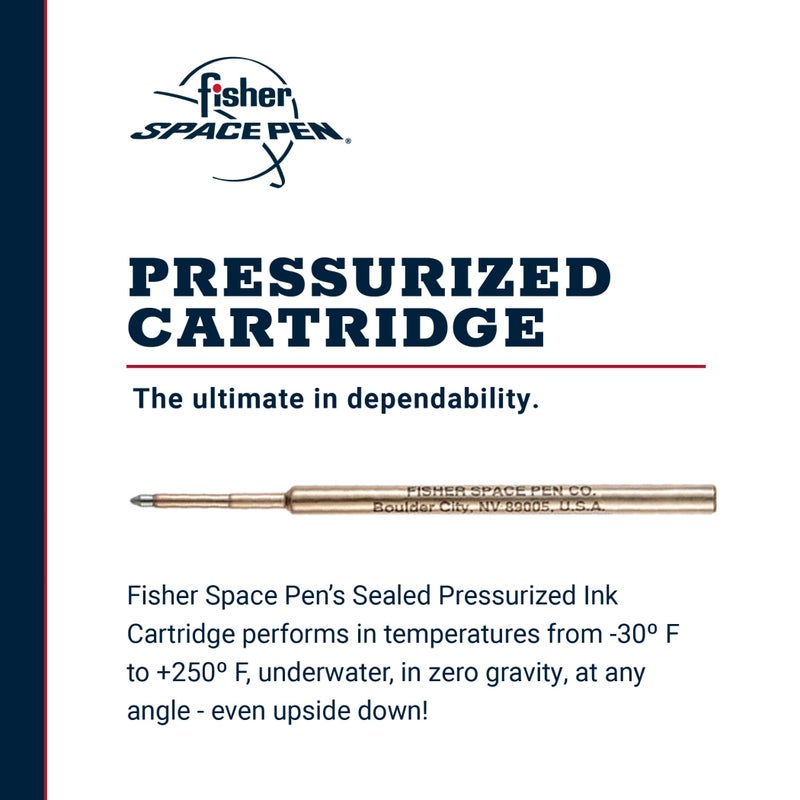 Fisher Space Pen Medium Point Pressurized Cartridge Refill, Burgundy Ink, 1 Pack - Image 2